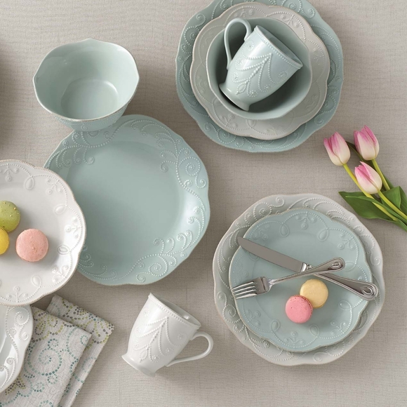 Lenox French Perle Blue Bowl - Picture 9 of 9